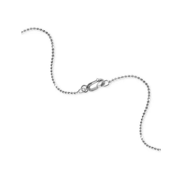 Alex Woo Sterling Silver ‘E’ Initial Pendant Necklace NY Designer Luxury Fashion - Picture 5 of 11